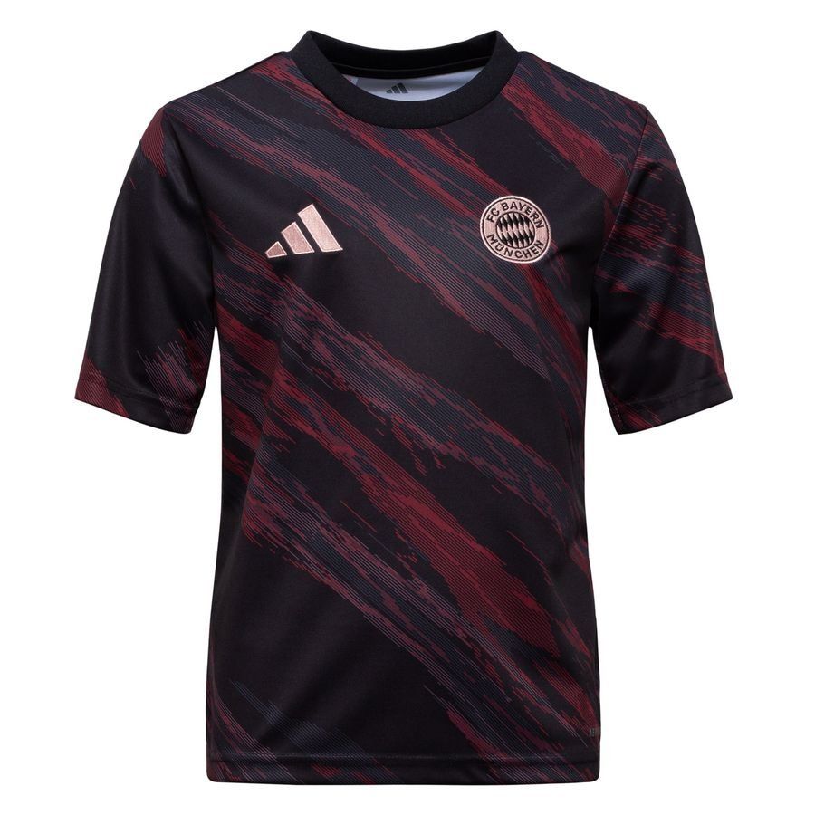 Bayern München Training T-Shirt Pre Match - Black Kids-SoccerKits Hub | Buy Soccer Jerseys Online
